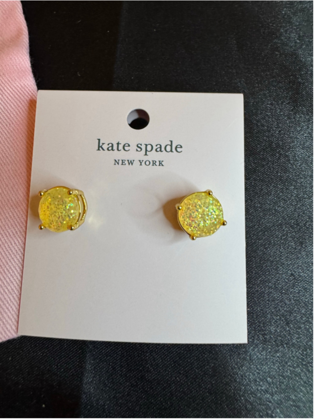 Women's Kate Spade Yellow Gold Stud Earrings One Size jewelry - Picture 7 of 7